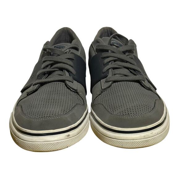 Puma Sportlifestyle Gray Casual Sneakers Men's Size 13 Perforated Leather - Picture 2 of 8